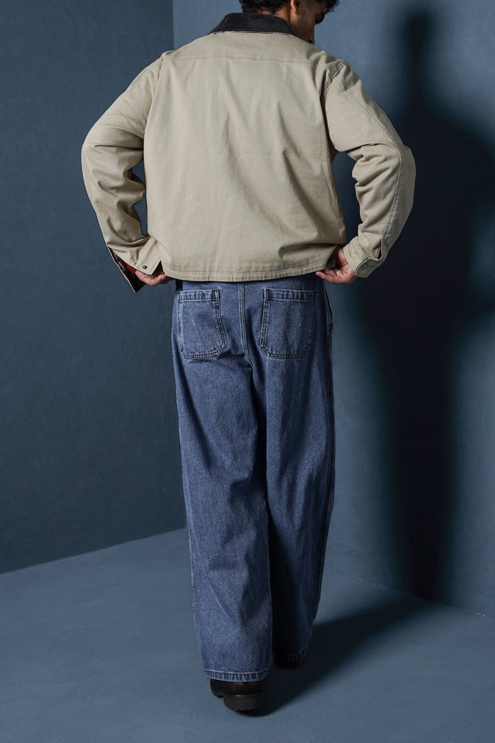 BEIGE UTILITY JACEKT