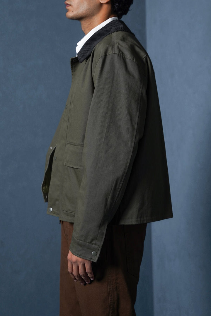 OLIVE UTILITY JACEKT