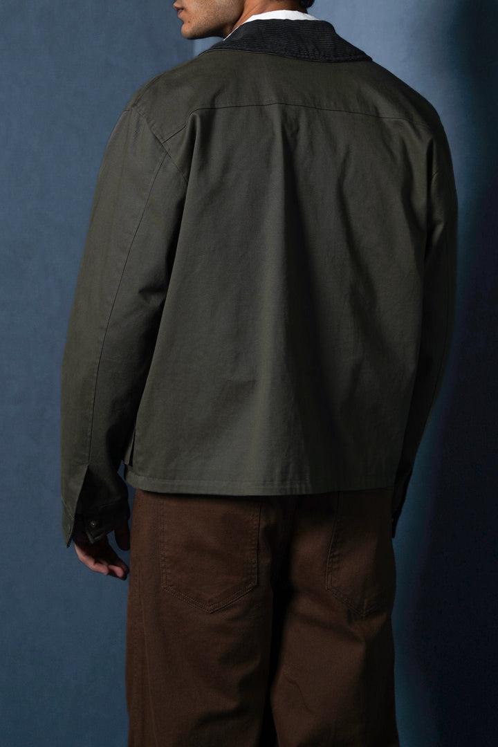 OLIVE UTILITY JACEKT