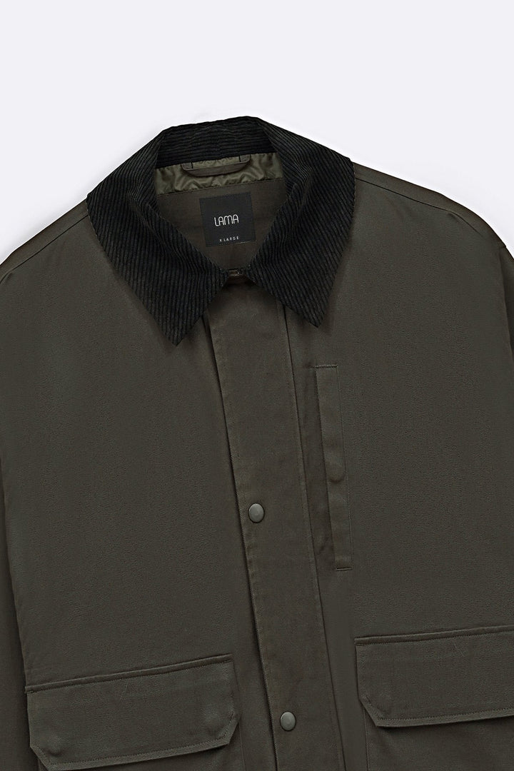 OLIVE UTILITY JACEKT