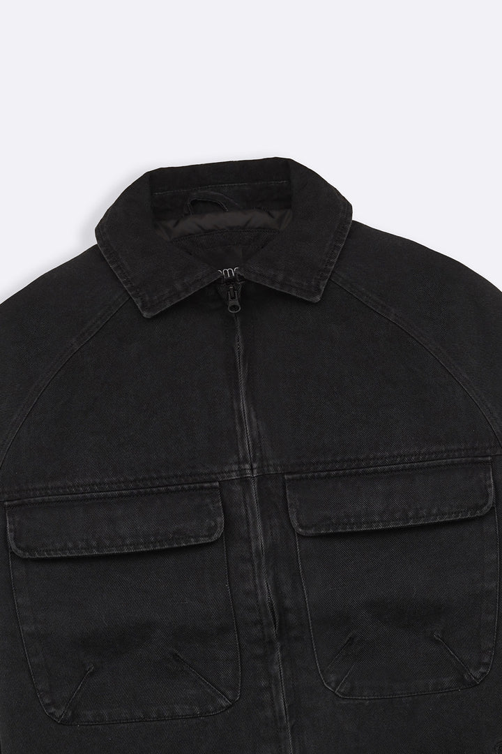 BLACK JAPANESE DENIM JACKET