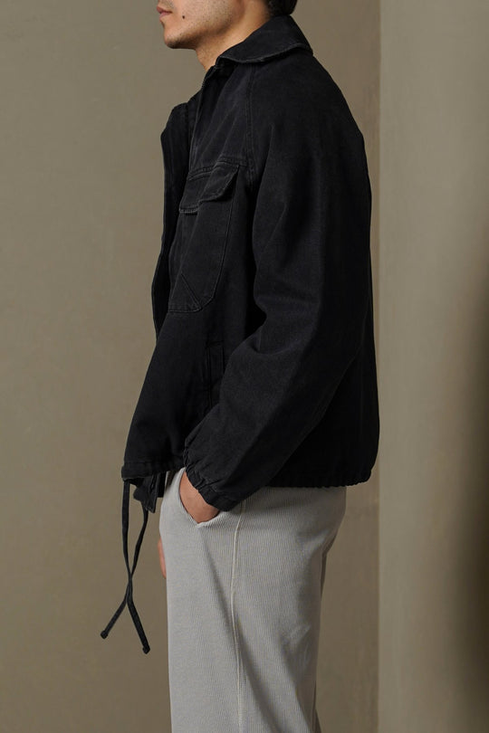 BLACK JAPANESE DENIM JACKET
