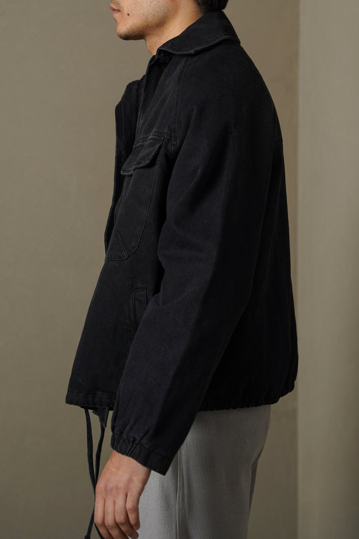 BLACK JAPANESE DENIM JACKET