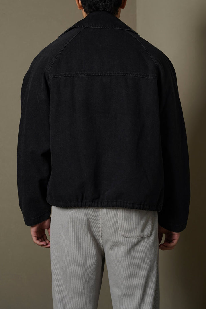 BLACK JAPANESE DENIM JACKET