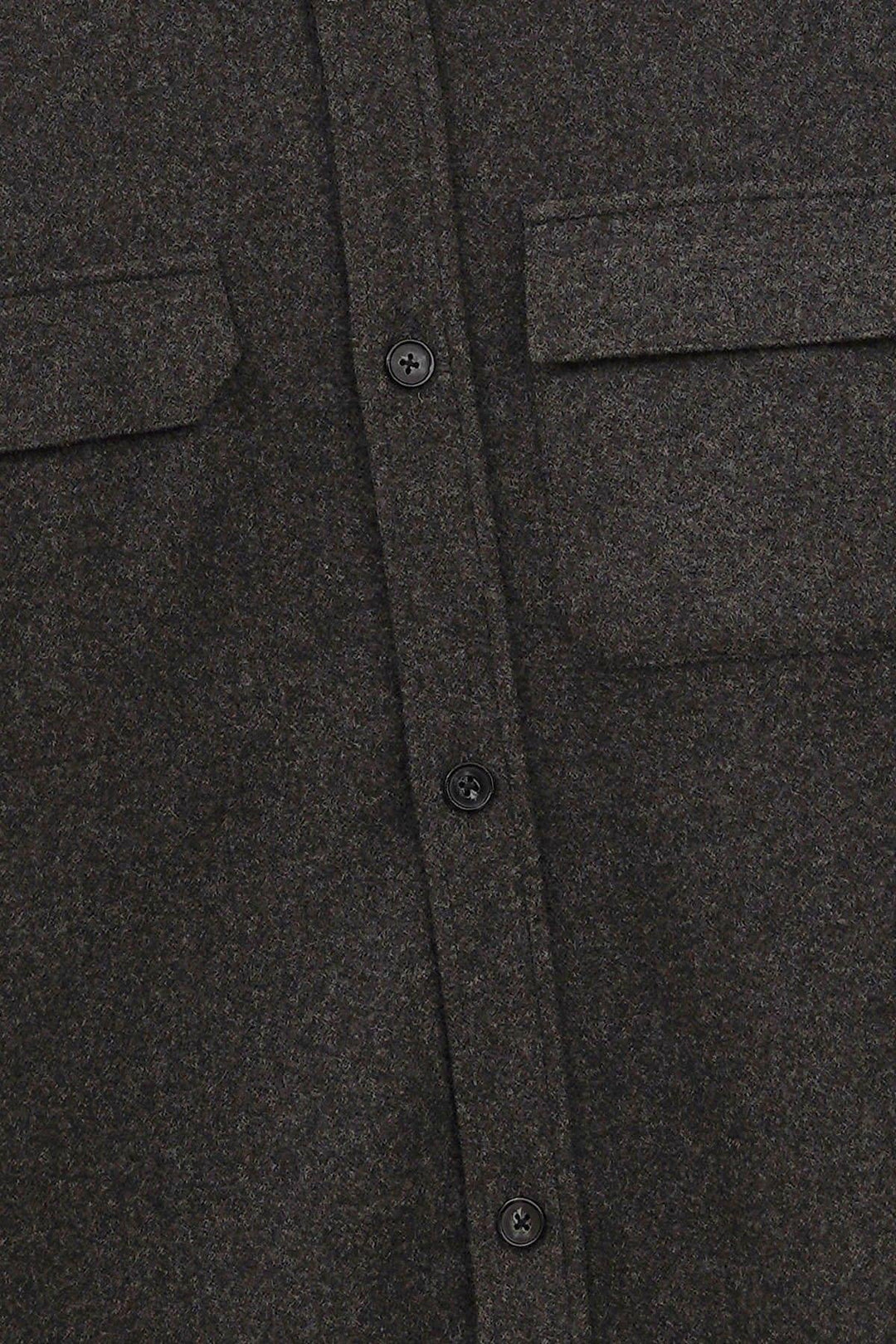 GREY WOOLEN OVERSHIRT