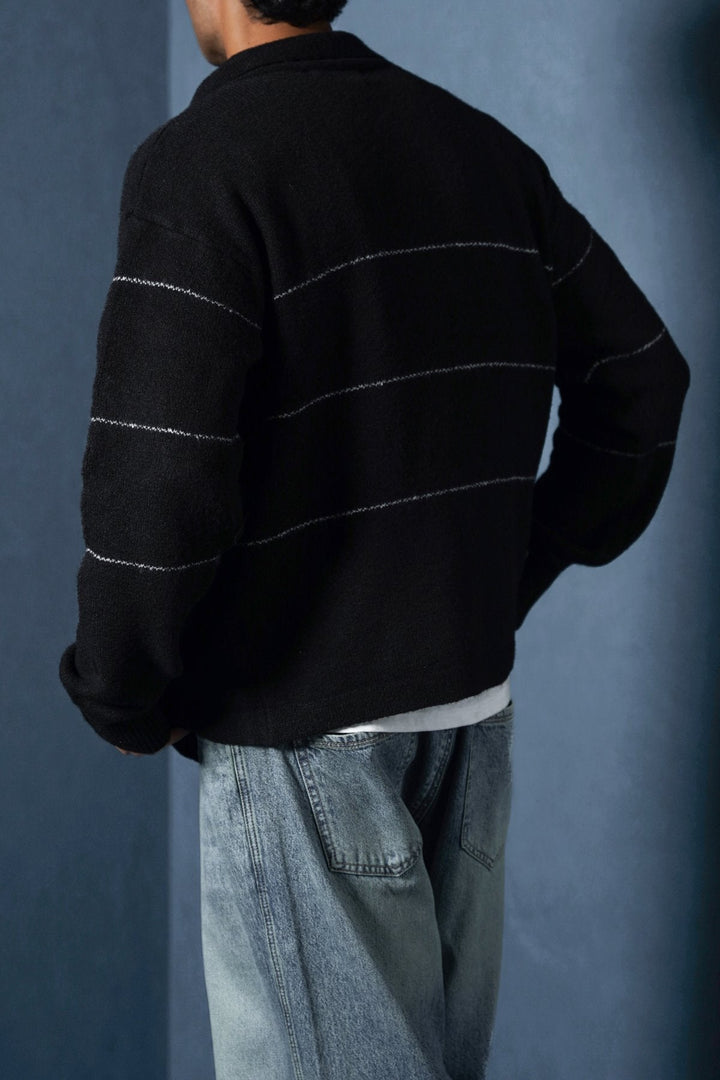 BLACK CLASSIC CARDIGAN