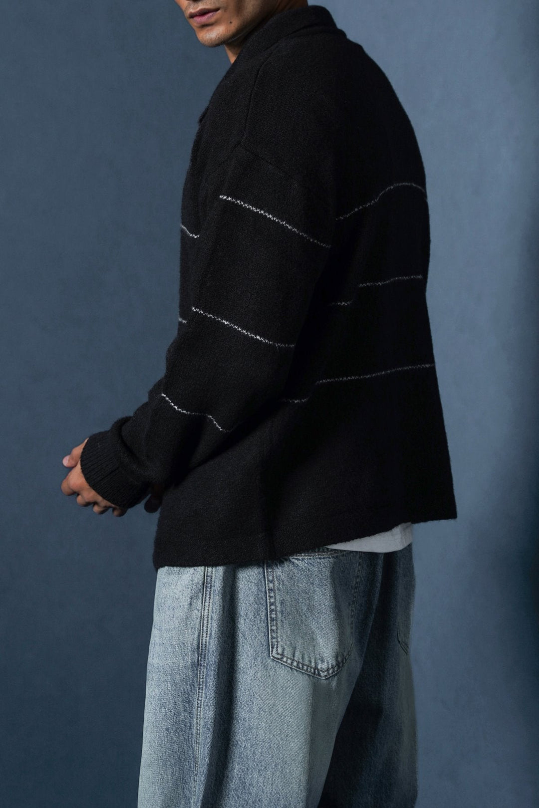 BLACK CLASSIC CARDIGAN