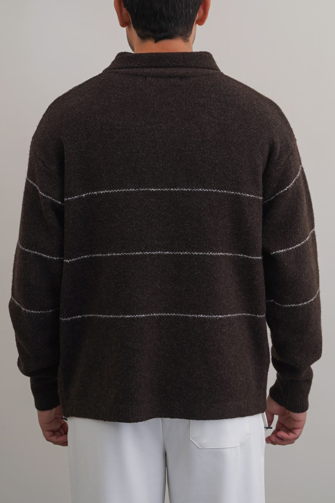 BROWN CLASSIC CARDIGAN