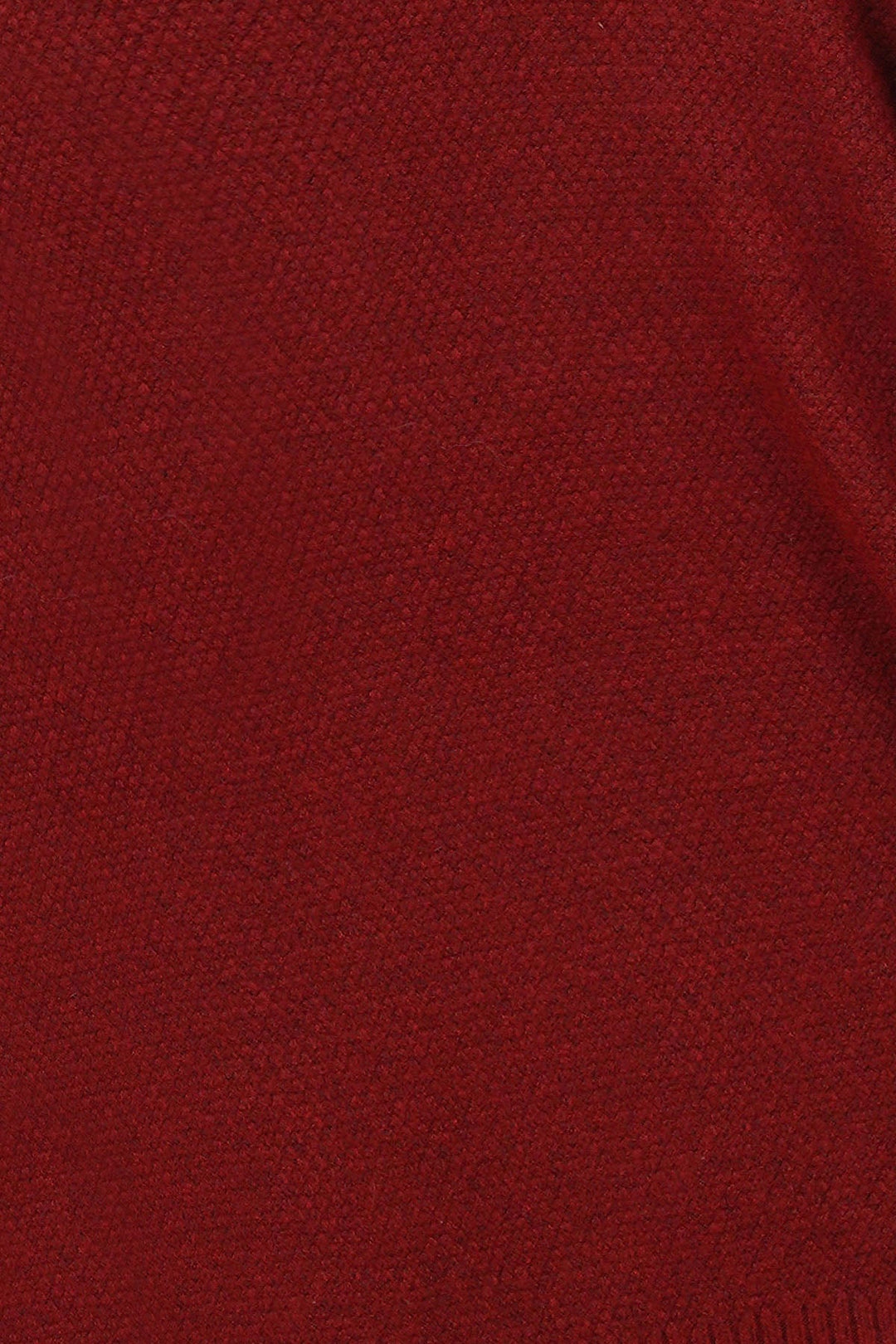 RED SOFT-BRUSHED SWEATER