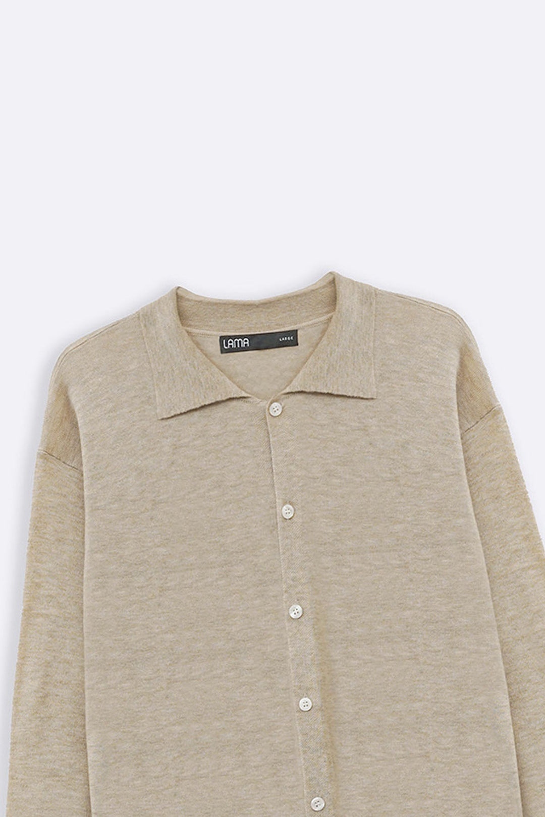 BEIGE CLASSIC CARDIGAN