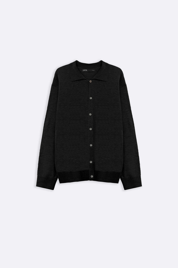 BLACK CLASSIC CARDIGAN
