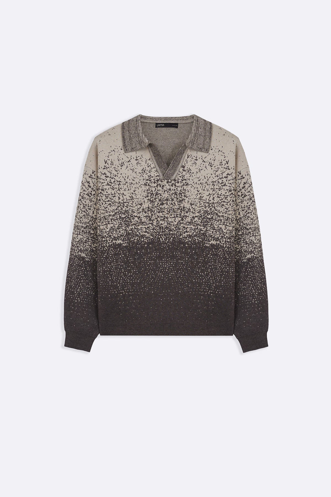 GREY BEIGE FALL DUSK SWEATER