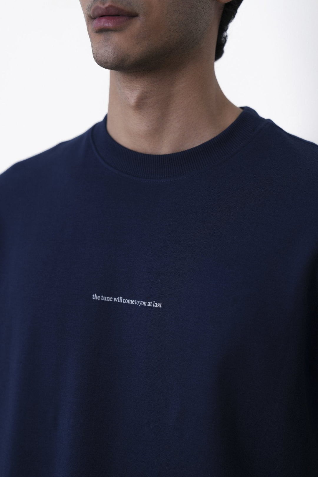 MID BLUE-WORDS HAVE TWO MEANINGS TEE
