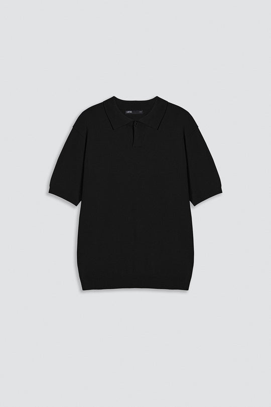 BLACK JHONNY COLLAR POLO