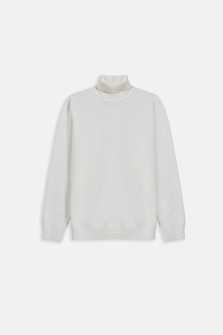 OFF WHITE ESSENTIAL TURTLENECK