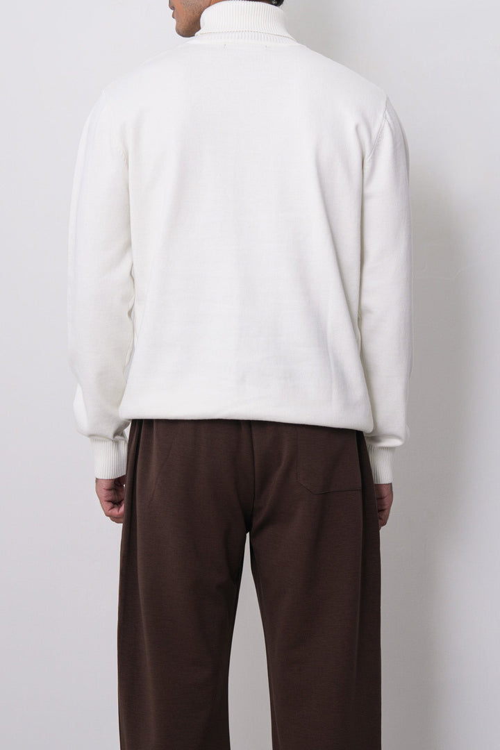 OFF WHITE ESSENTIAL TURTLENECK