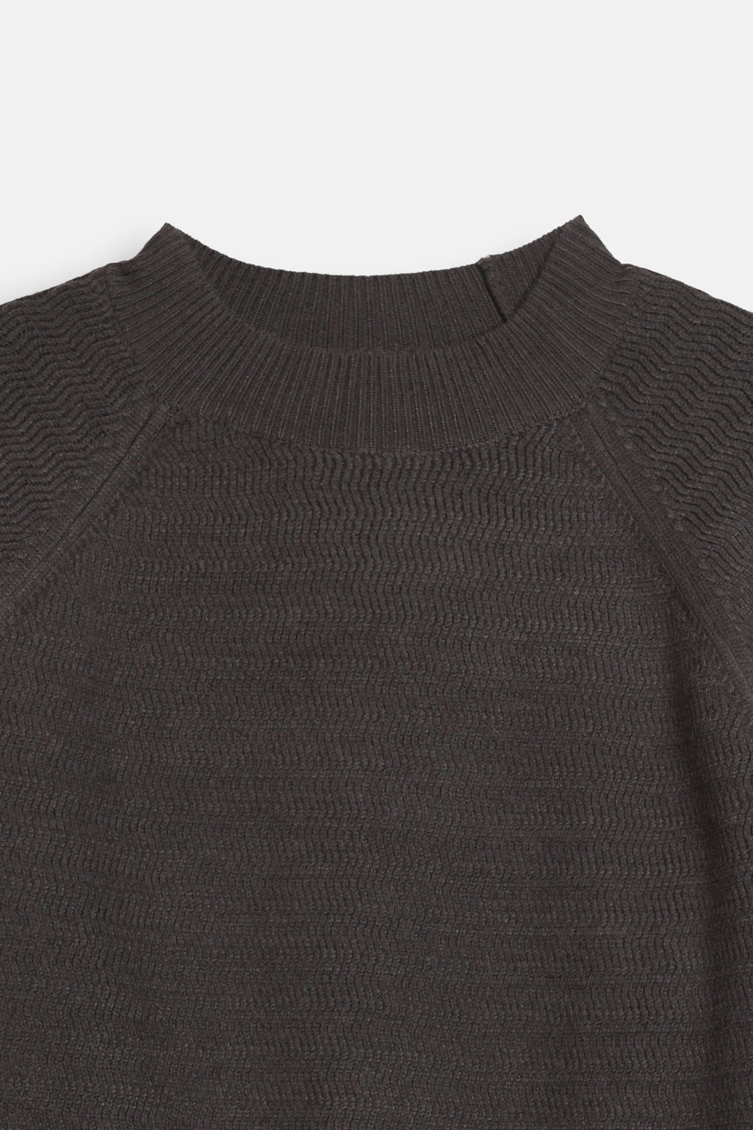 TEXTURED RAGLAN SWEATER