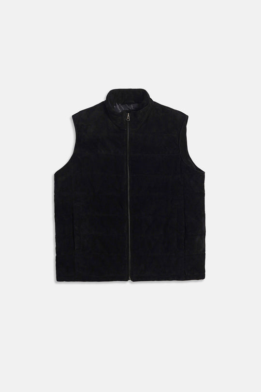 100% LEATHER GILET