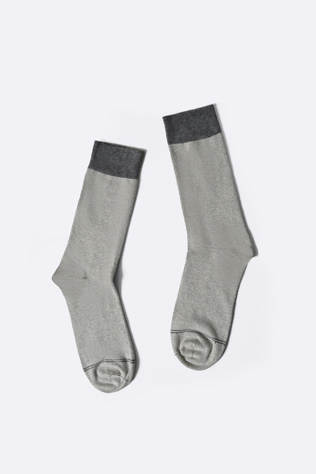 MAROON GREY 2-PACK CREW SOCKS