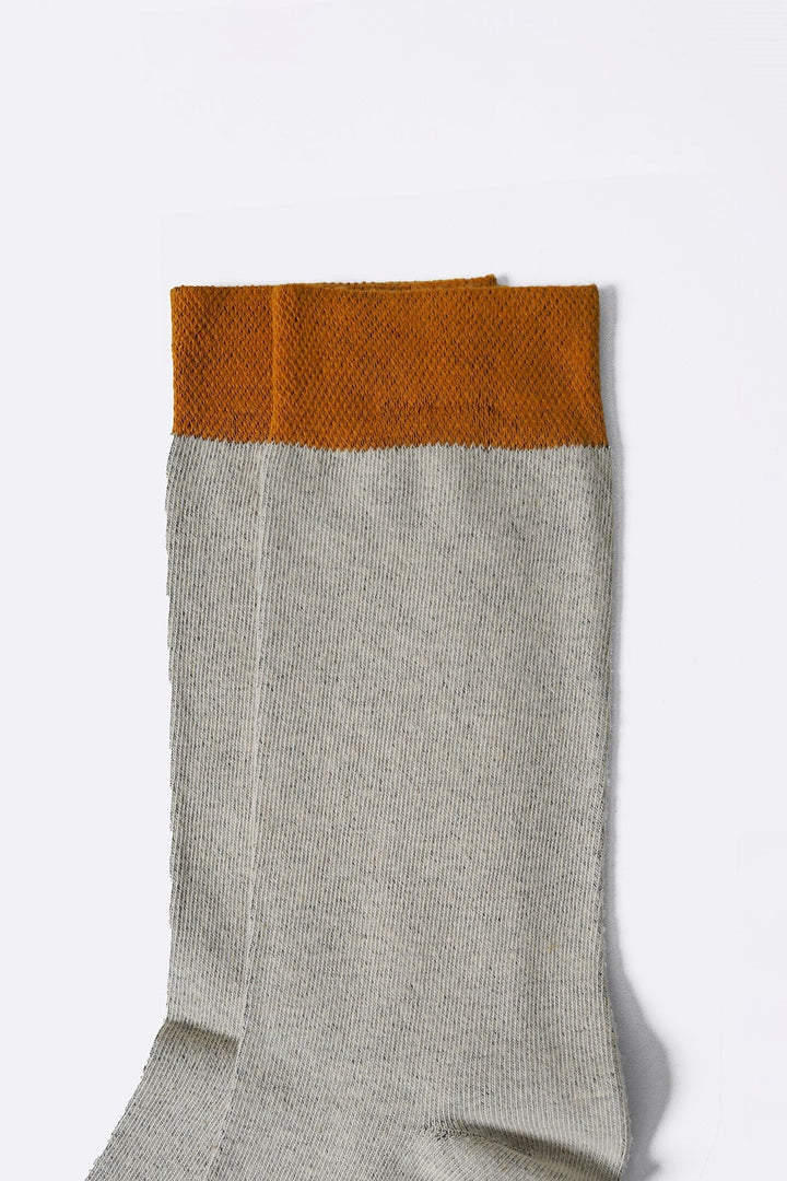 OLIVE MUSTARD 2-PACK CREW SOCKS