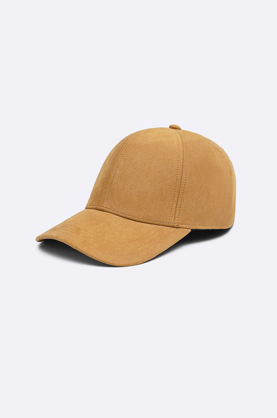 CAMEL SUEDE CAP