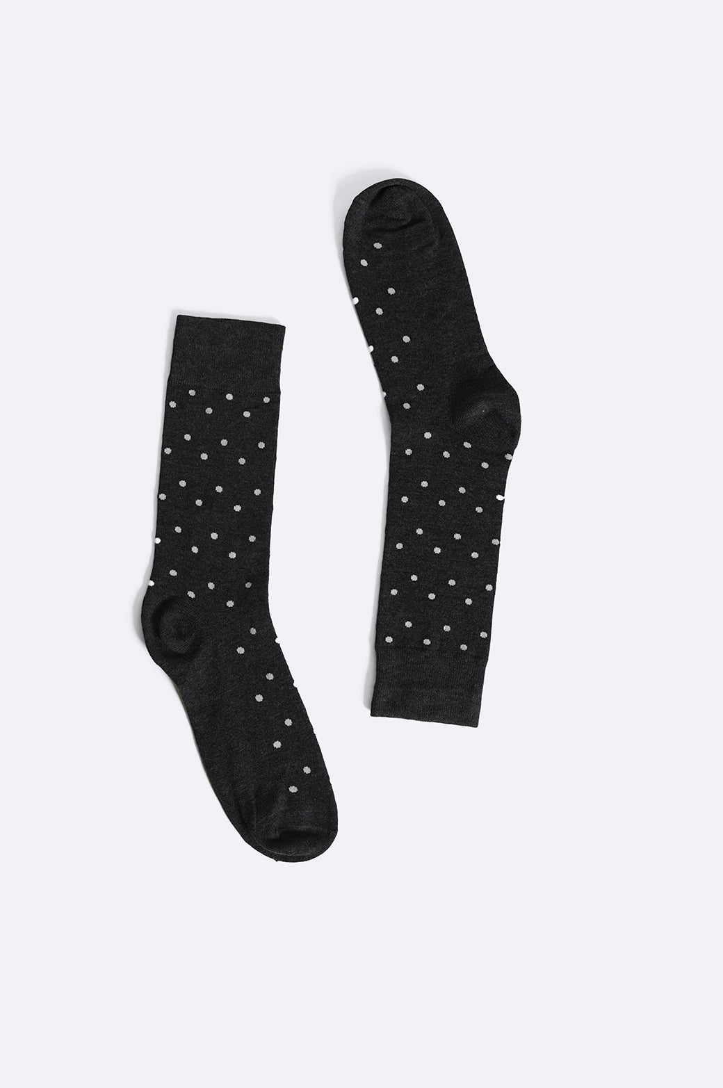 GREY FORMAL COTTON SOCKS