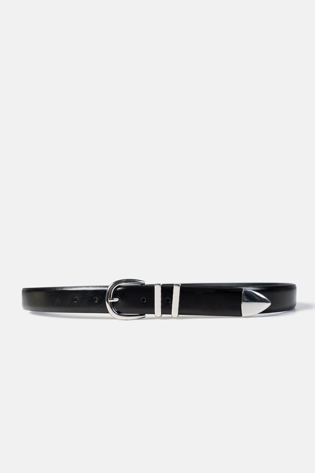 Dual-Keeper Leather Belt