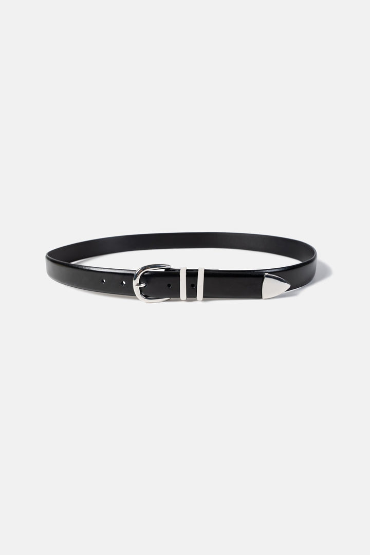 Dual-Keeper Leather Belt