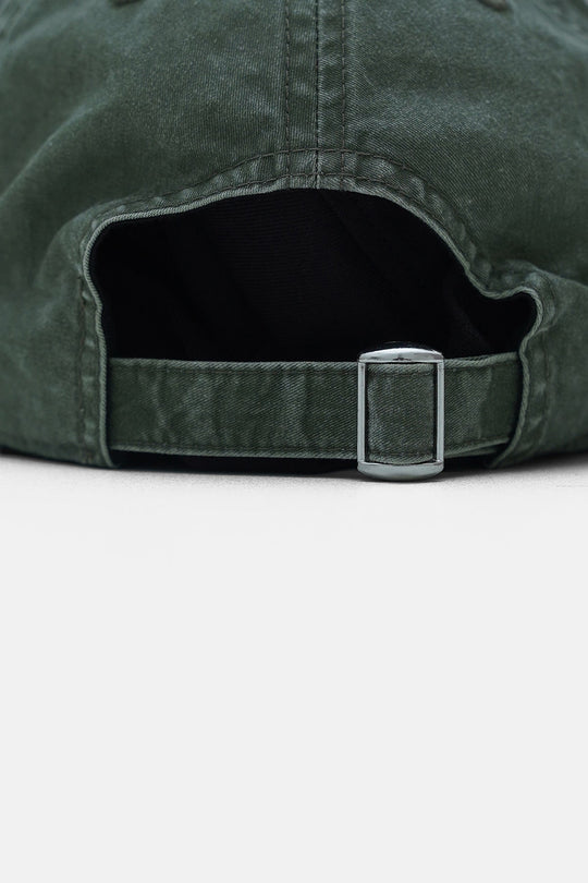 OLIVE-CONTRAST COTTON CAP