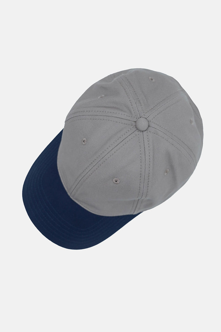 TAUPE-CONTRAST COTTON CAP