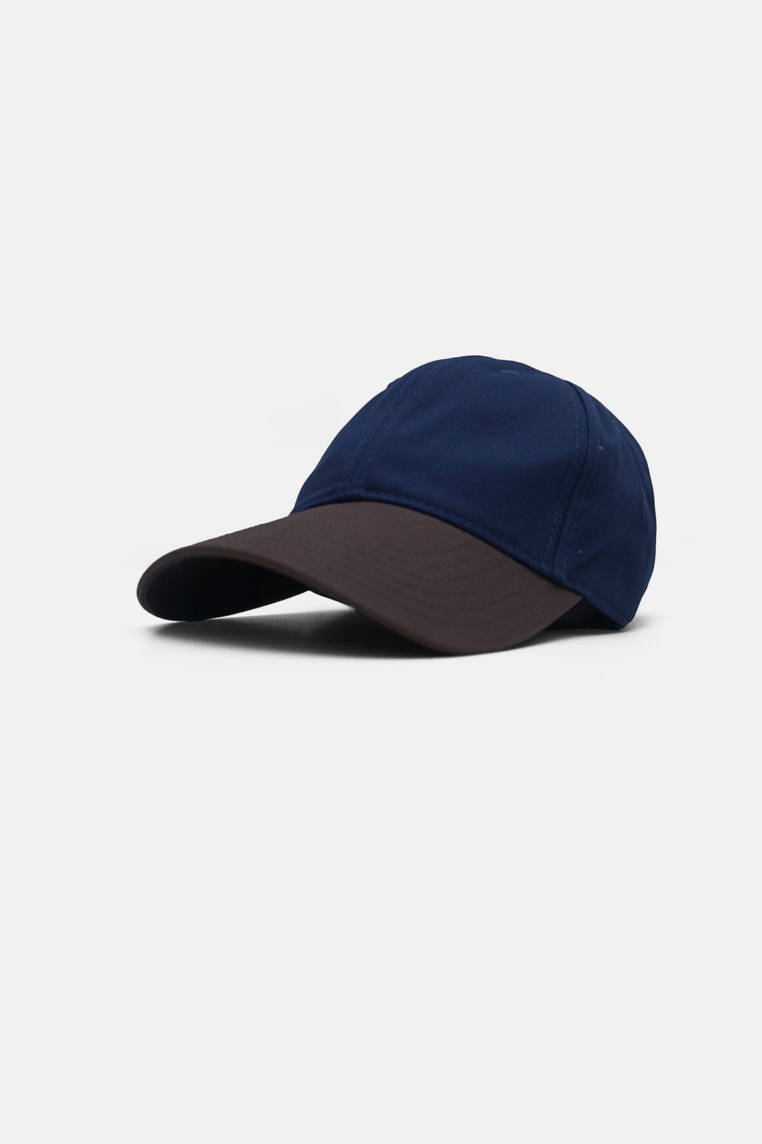 NAVY-CONTRAST COTTON CAP