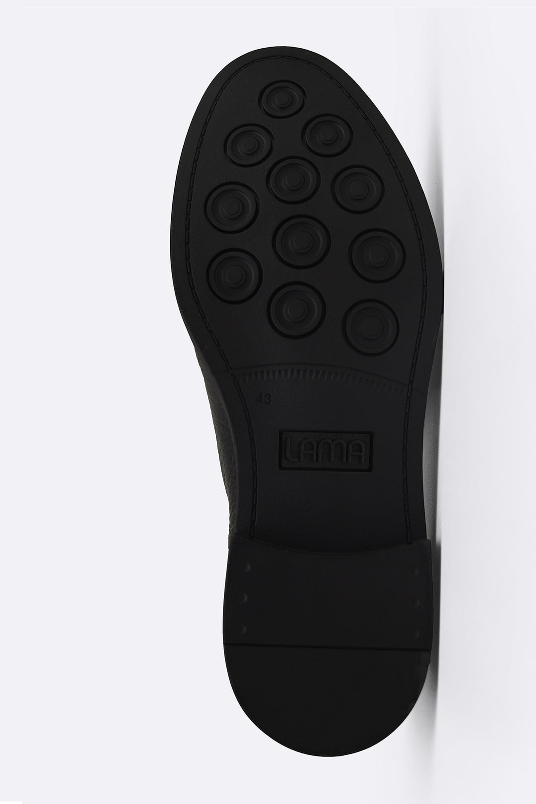 BLACK GRAINED LEATHER TASSEL LOAFERS