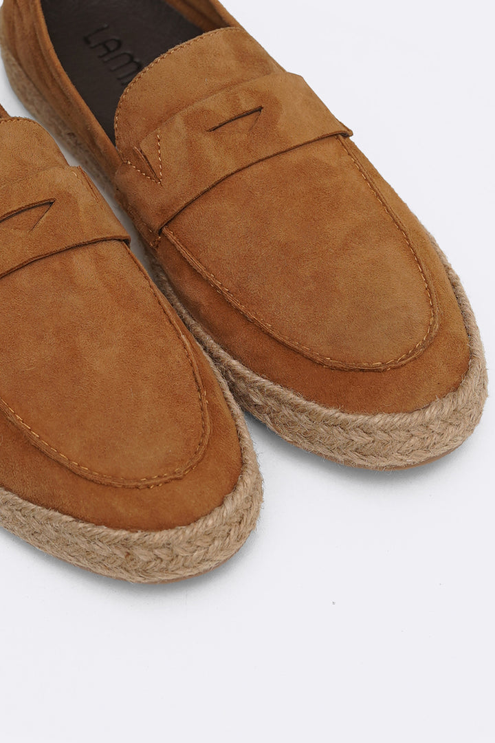 TAUPE SUEDE SPADRILLES