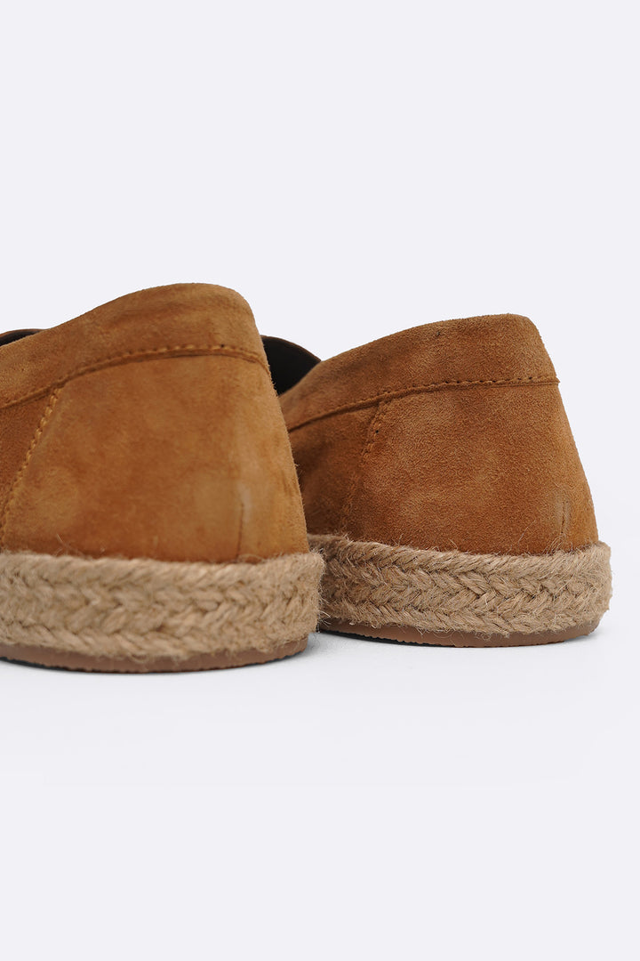 TAUPE SUEDE SPADRILLES