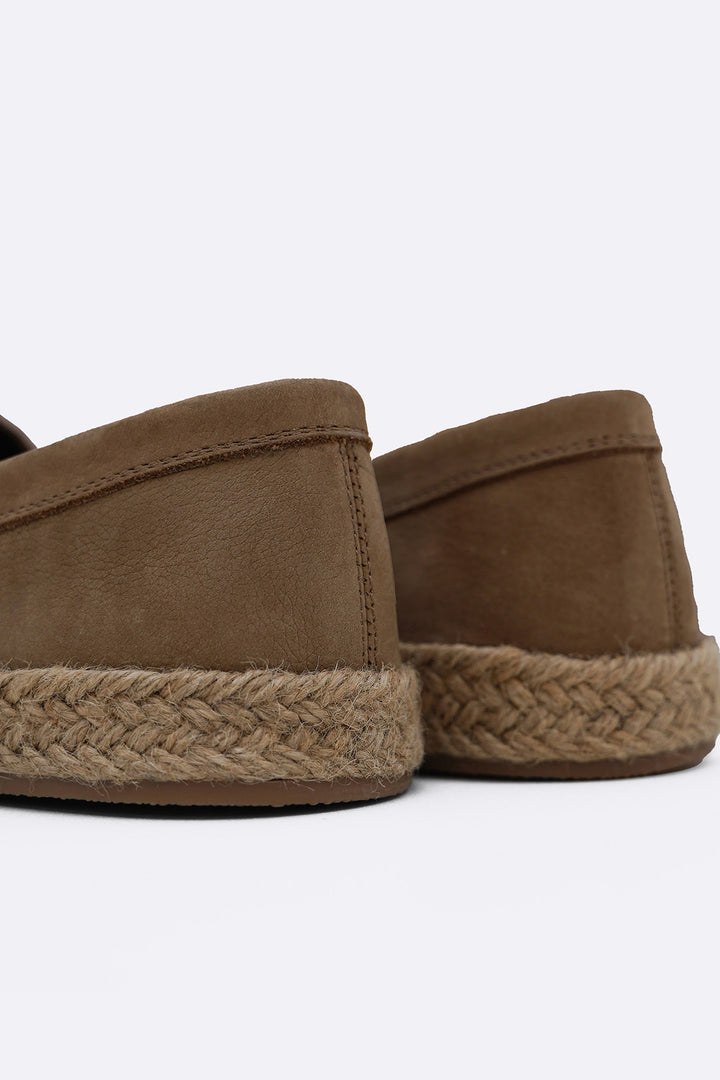 LEATHER SUMMER ESPADRILLES