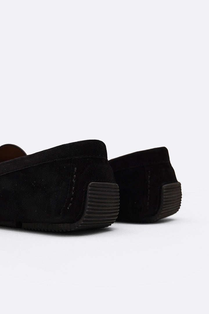 BLACK SUEDE FLEX MOCC