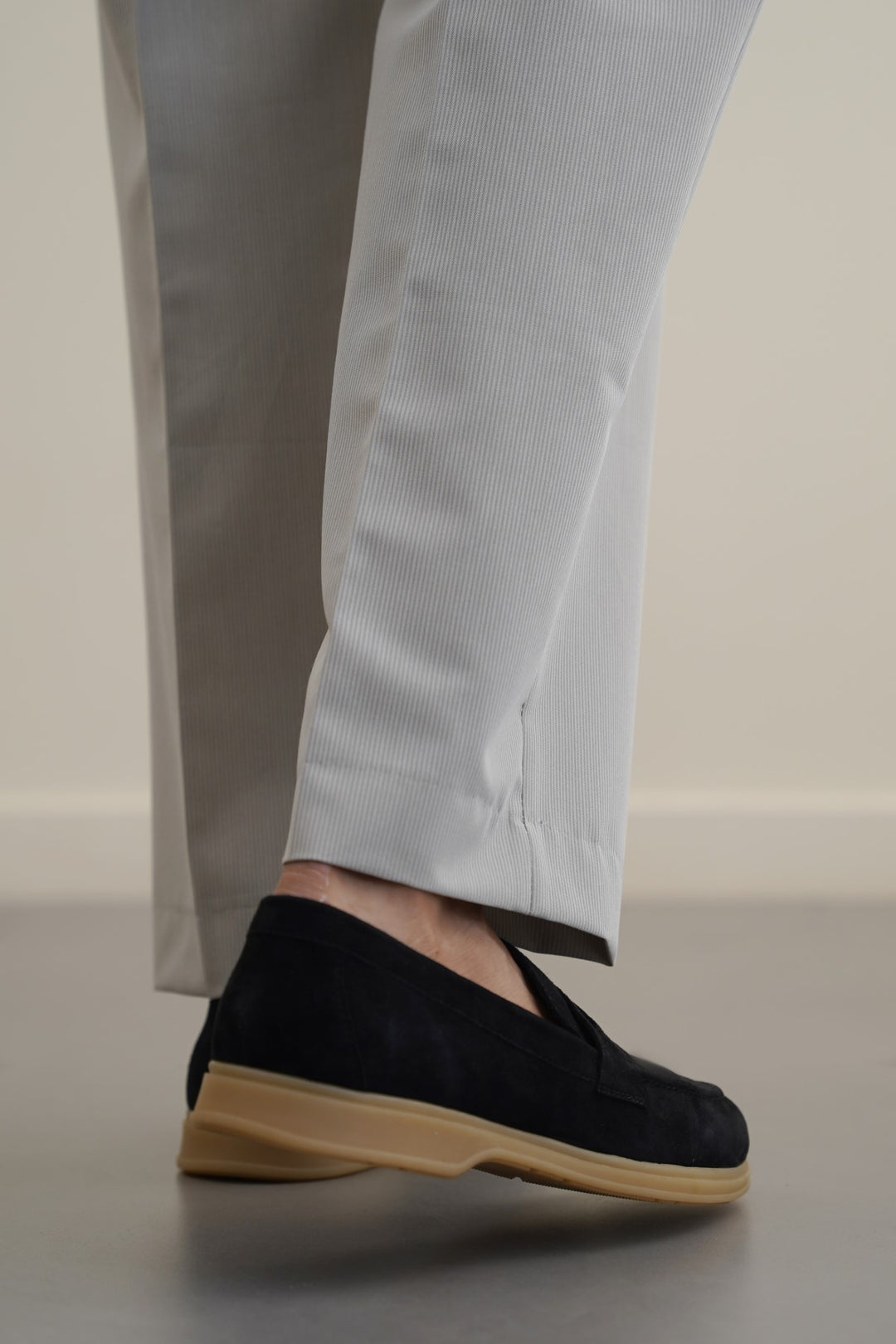GOAT SUEDE PENNY LOAFERS