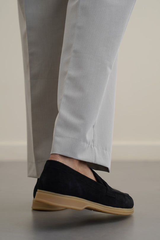 GOAT SUEDE PENNY LOAFERS