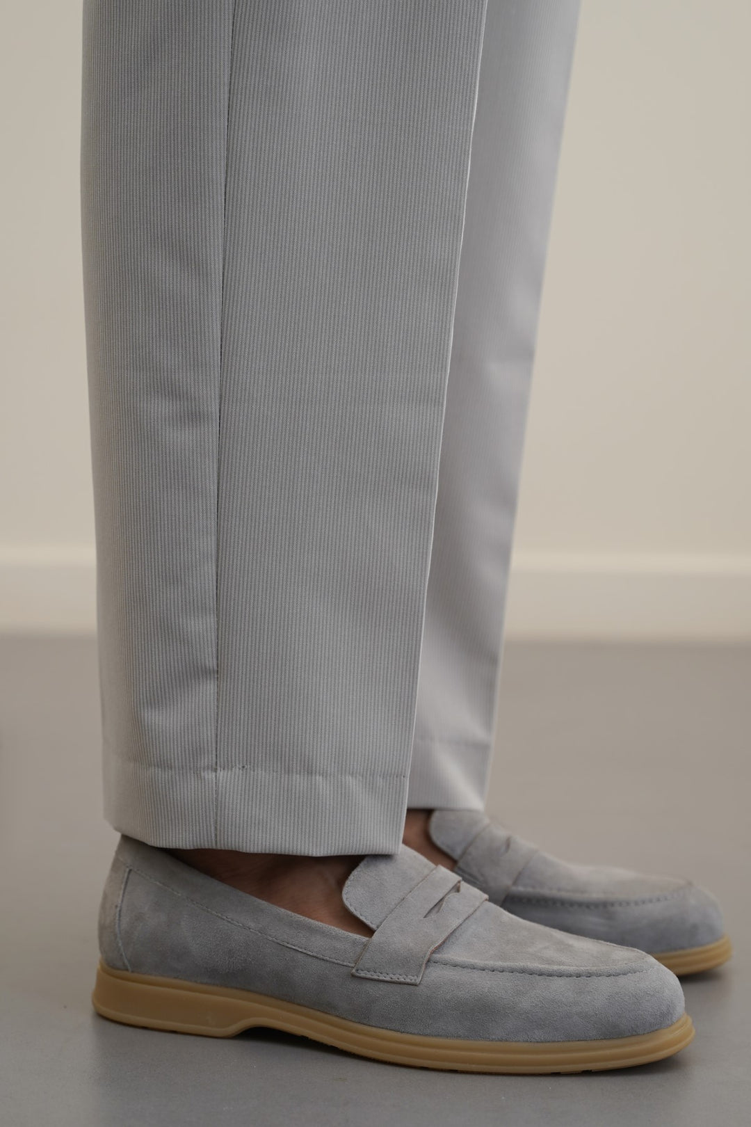 GOAT SUEDE PENNY LOAFERS