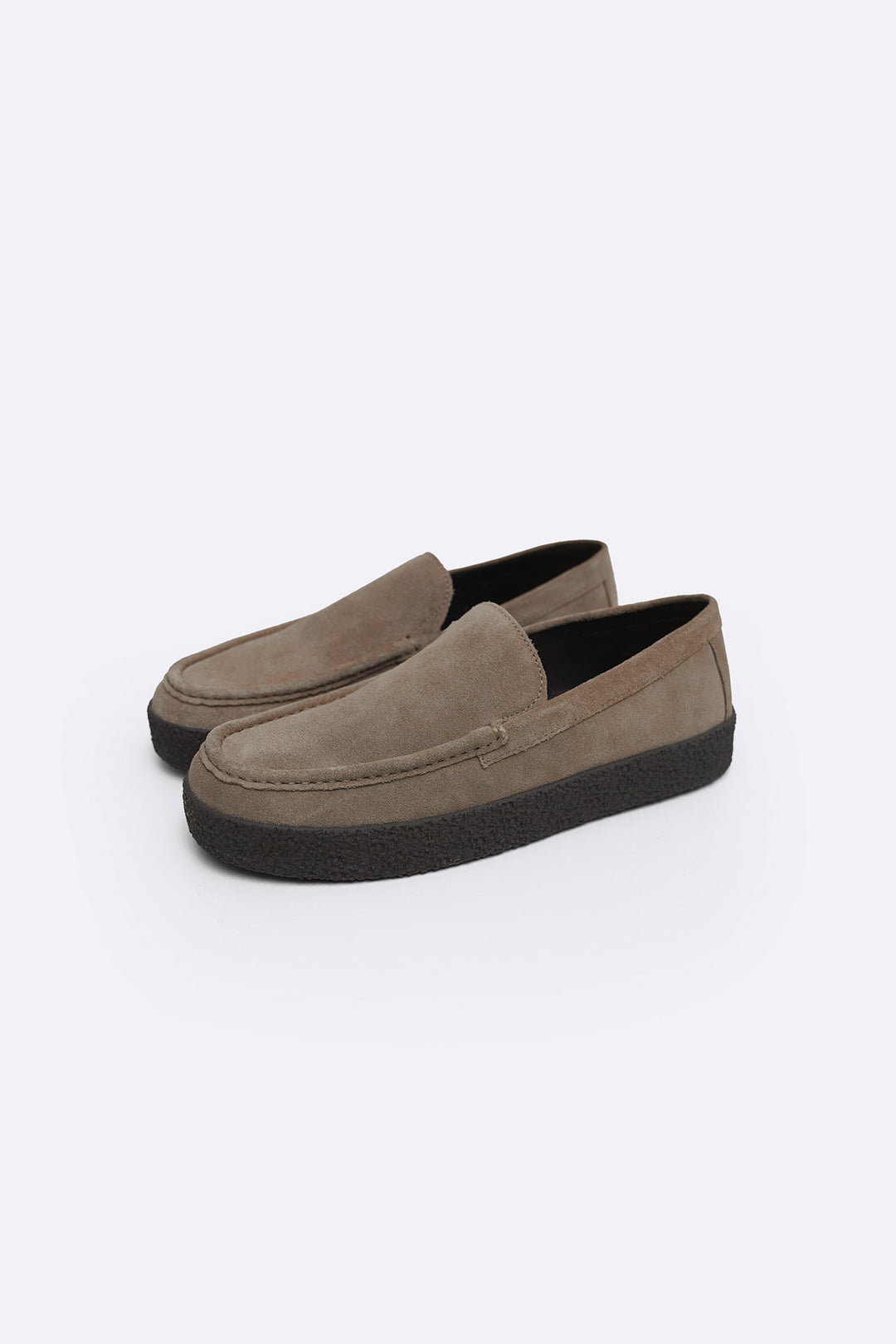 SUEDE LEATHER SLIP-ON LOAFER