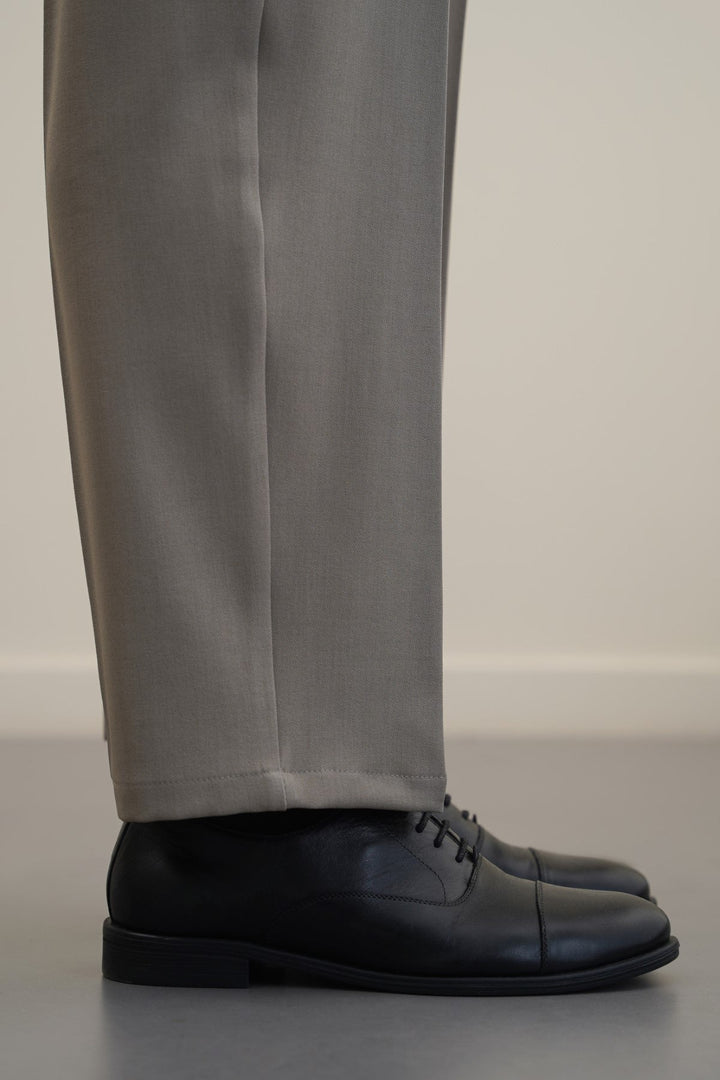 BLACK SMART LEATHER DRESS OXFORD