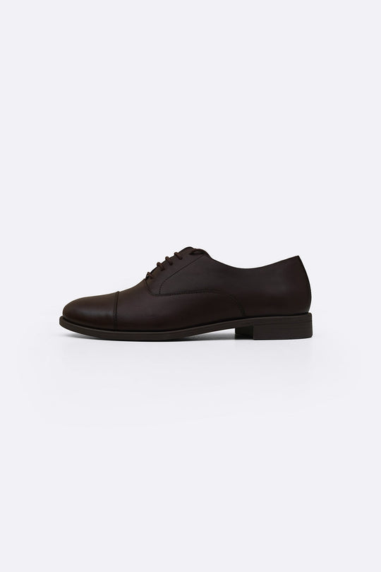 BROWN SMART LEATHER DRESS OXFORD