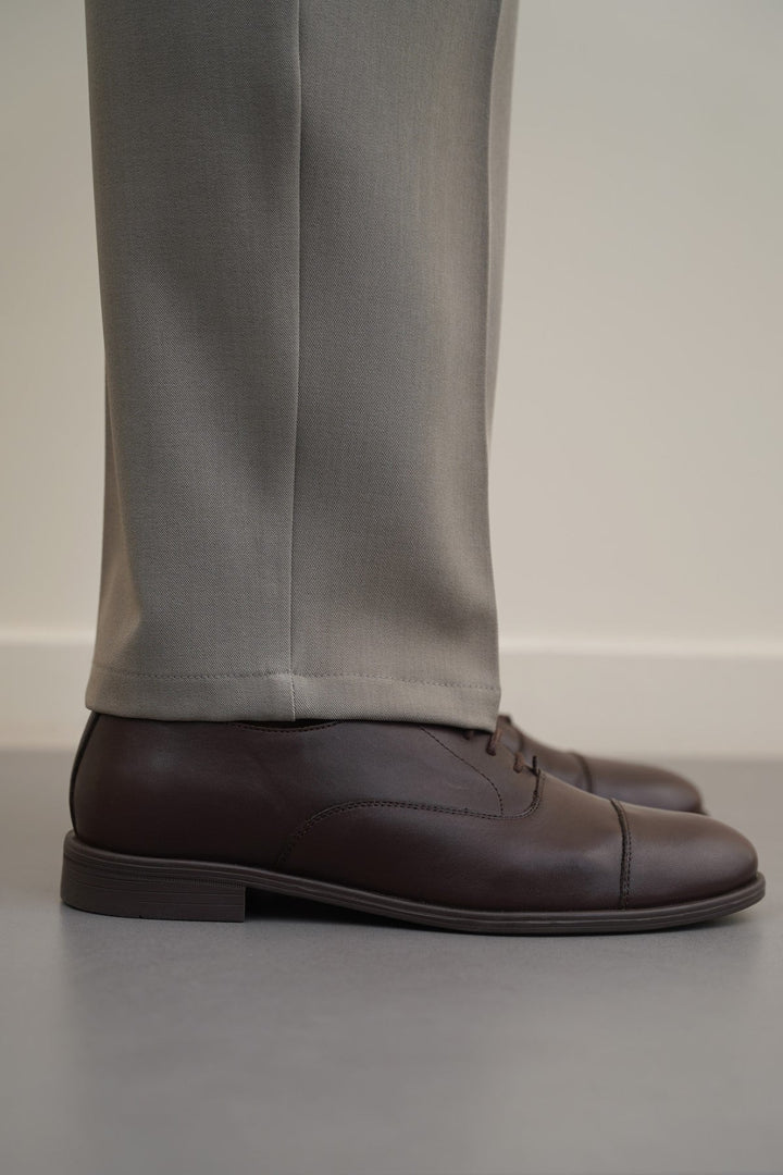 BROWN SMART LEATHER DRESS OXFORD
