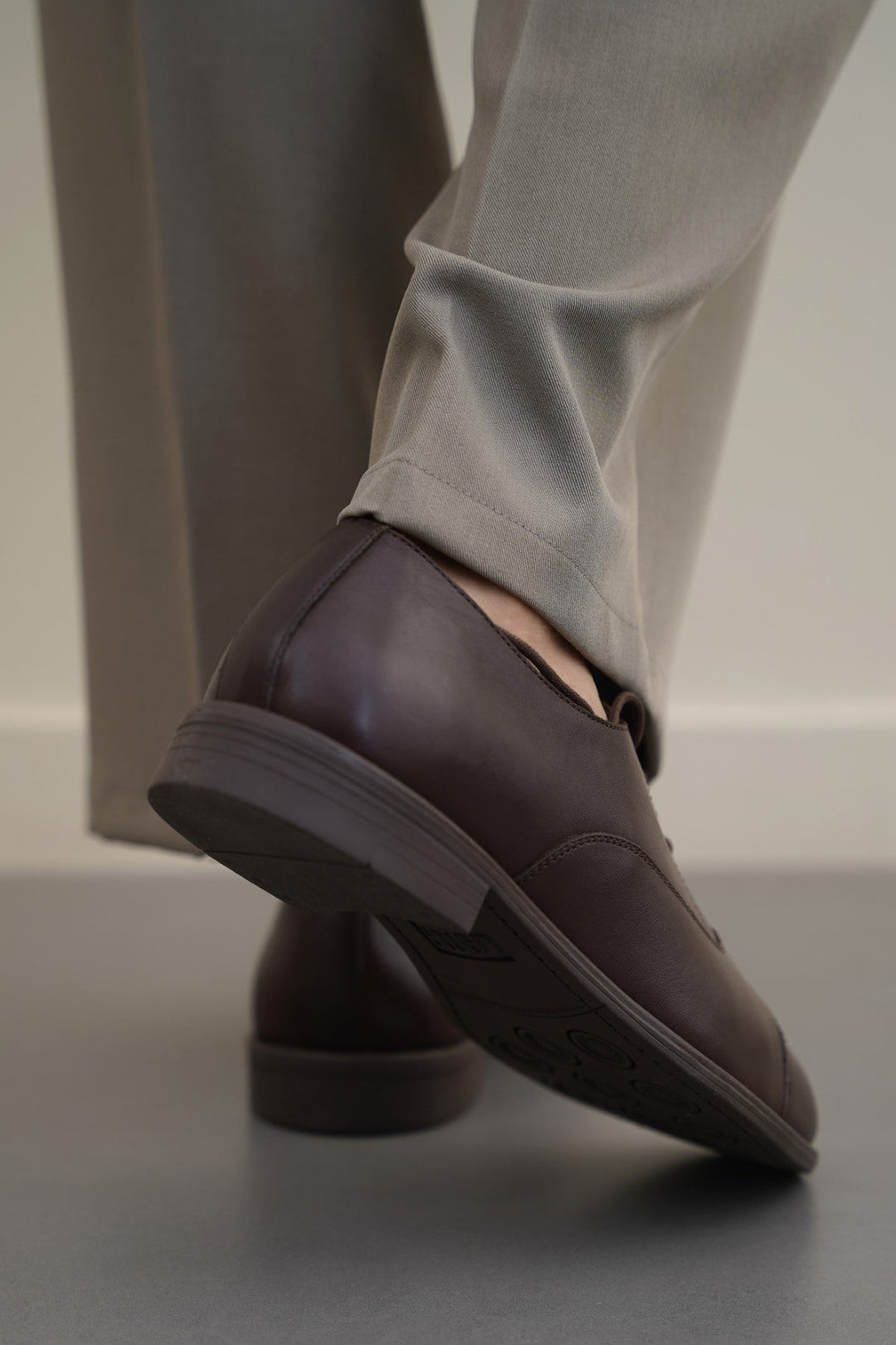 BROWN SMART LEATHER DRESS OXFORD