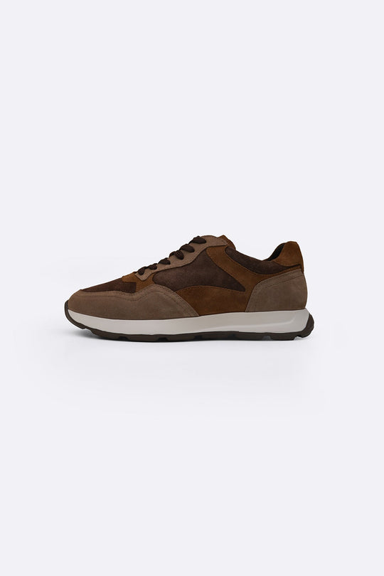 MULTI MULTI PANEL SUEDE SNEAKERS