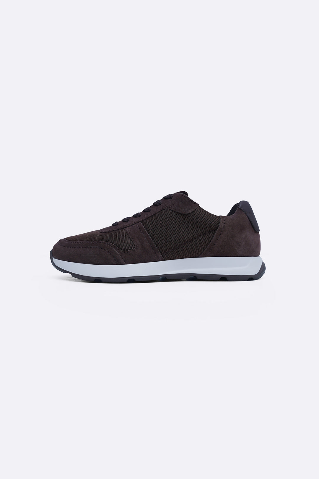 LIGHTWEIGHT LACE-UP SUEDE SNEAKERS