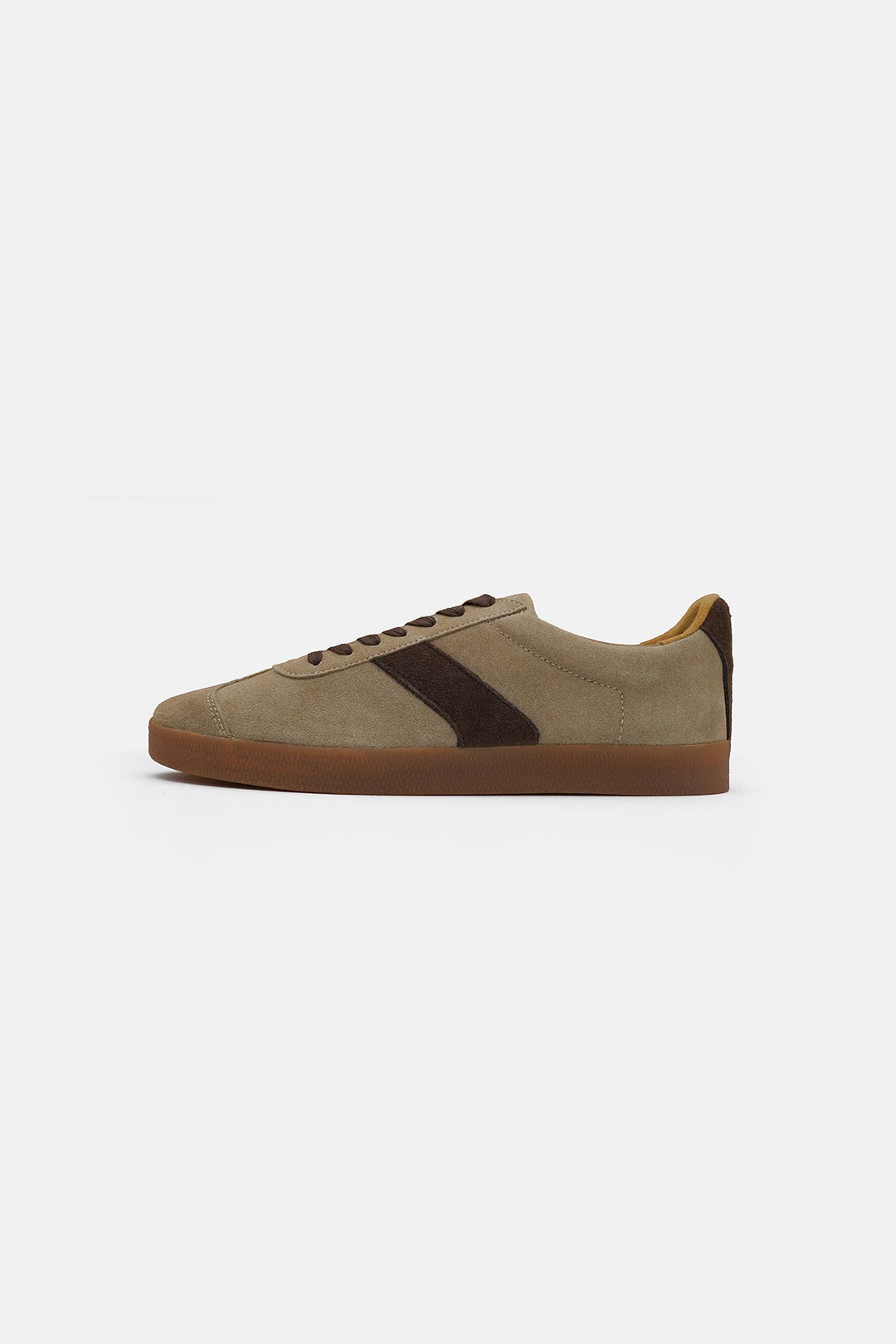 TAUPE-SUEDE RETRO SNEAKERS