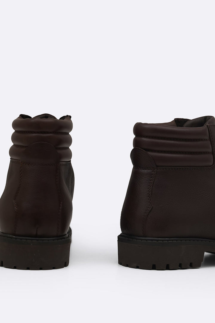 DARK BROWN LEATHER URBAN HIKERS