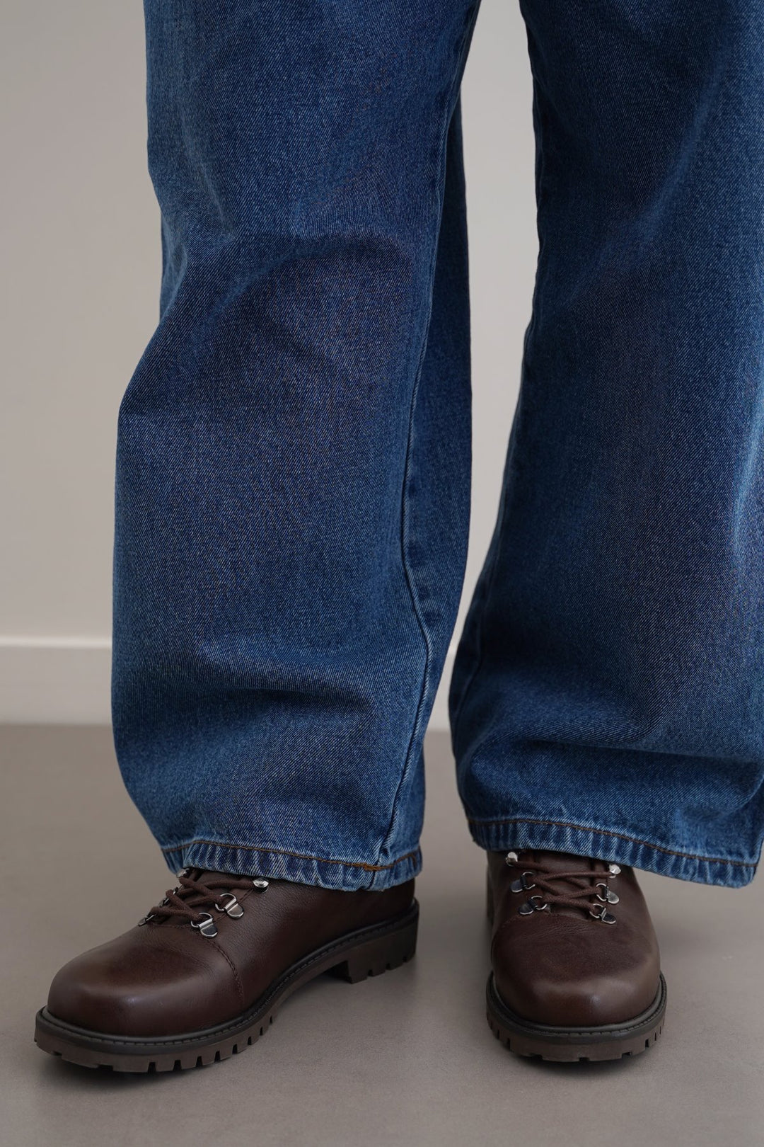 DARK BROWN LEATHER URBAN HIKERS