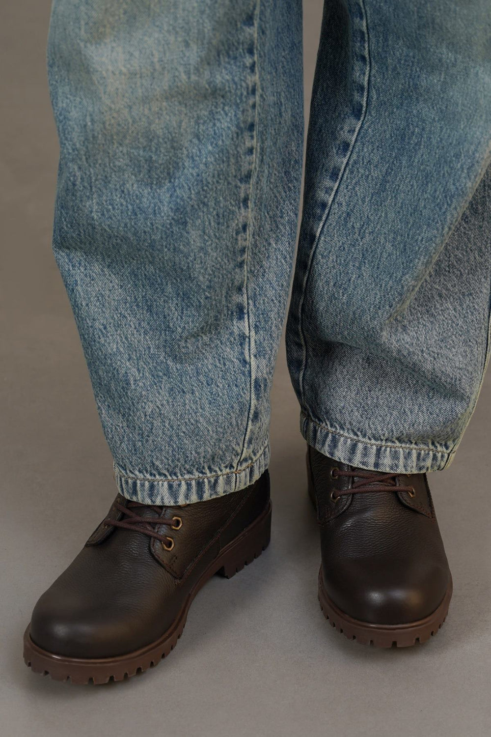 BROWN TITAN LEATHER BOOT